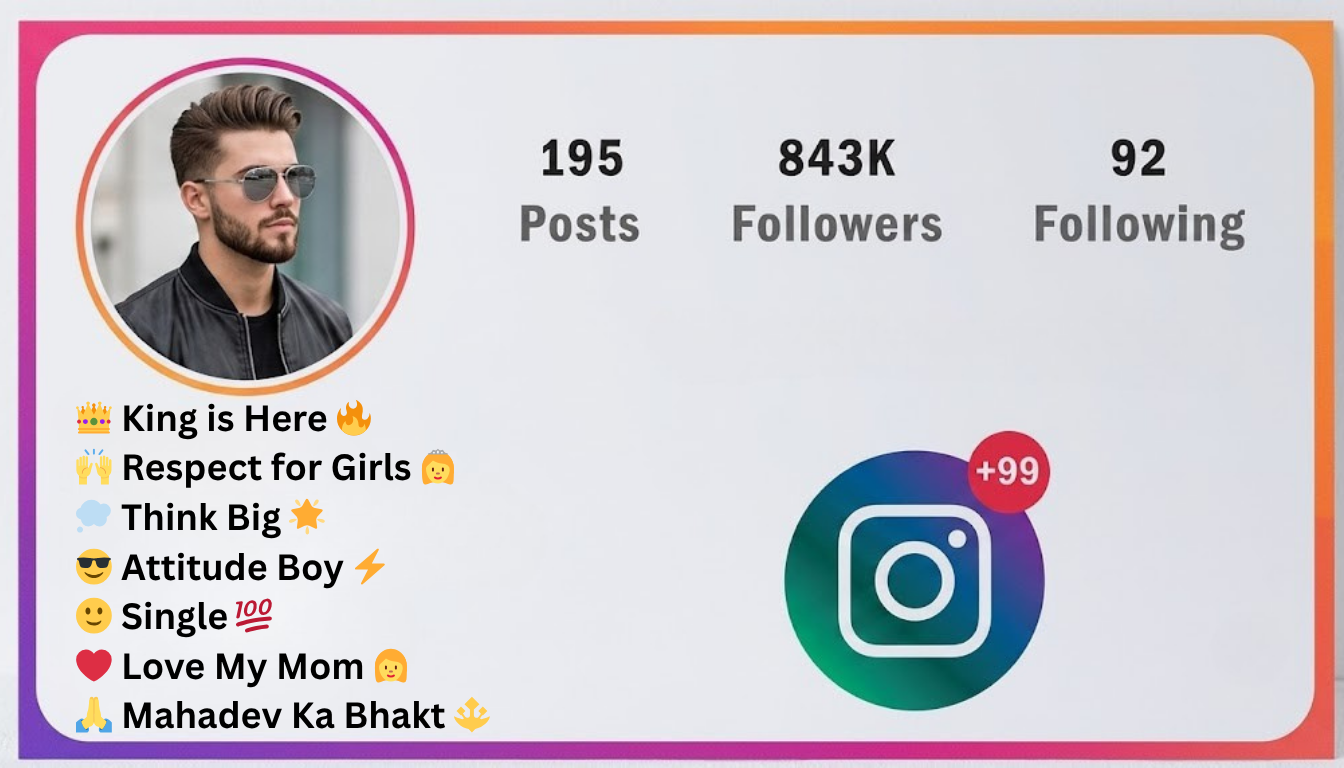 120 Instagram Bio for Boys: Short, Simple & Powerful Ideas