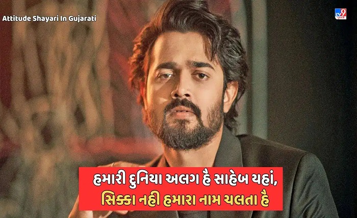 gujarati shayari 2 line attitude