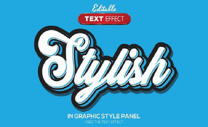 style font