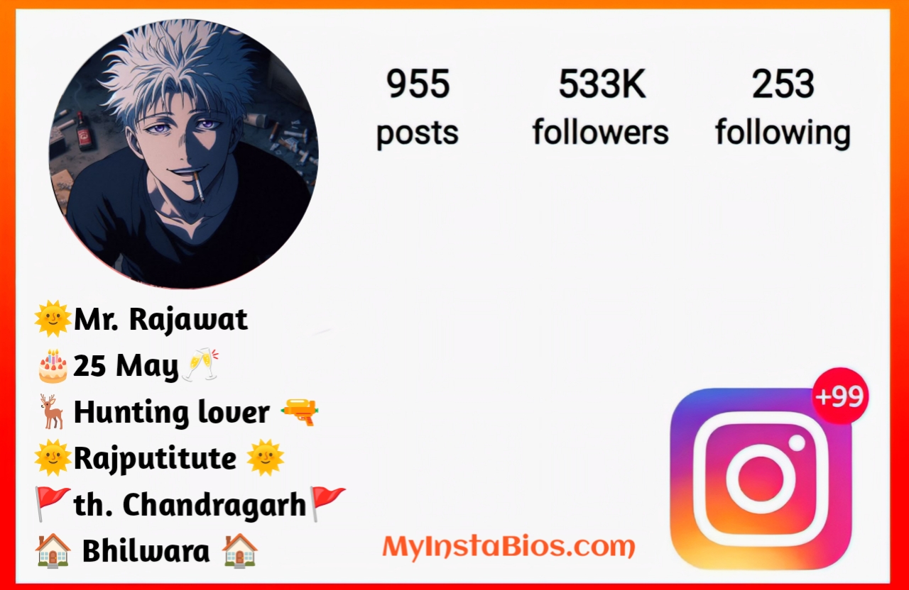 Rajput Bio for Instagram
